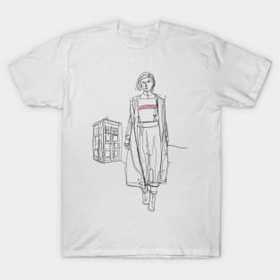 Scribble of the 13th doctor T-Shirt